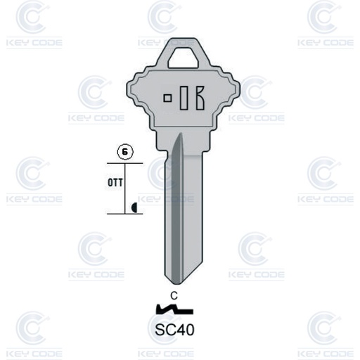 [KL-SC40] LLAVE KEYLINE SC40 (SH5, SLG-4) 