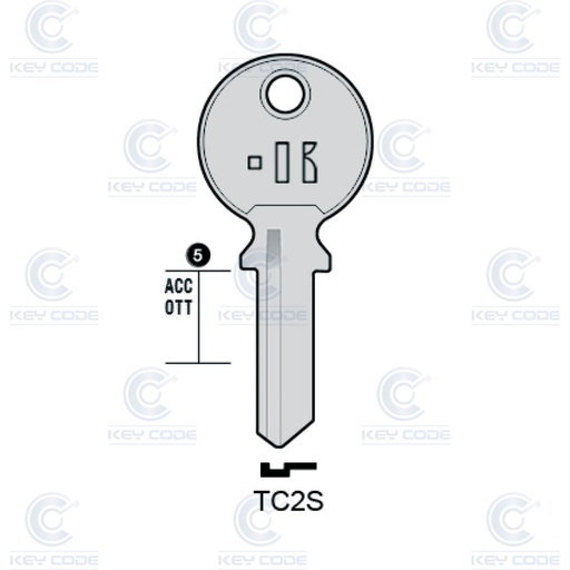 [KL-TC2S] LLAVE KEYLINE TRI CIRCLE TC2S (TL7R, TRI-6I)