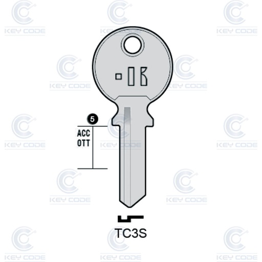 [KL-TC3S] LLAVE KEYLINE TRI CIRCLE TC3S (TL6R, TRI-5I)