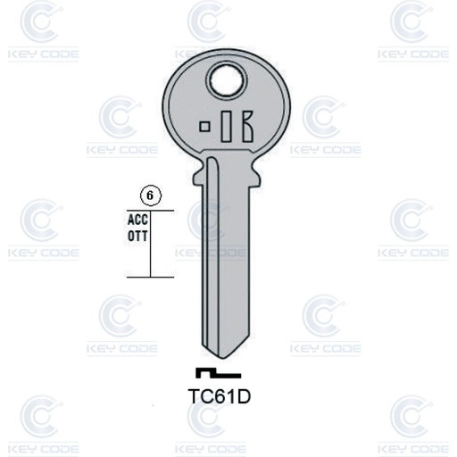 [KL-TC61D] LLAVE KEYLINE TC61D (TL3, TRI-11D)