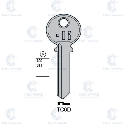 [KL-TC6D] LLAVE KEYLINE TC6D (TL8, TRI-12D)
