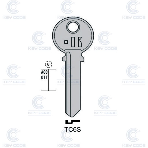 [KL-TC6S] LLAVE KEYLINE TC6S (TL8R, TRI-12I)