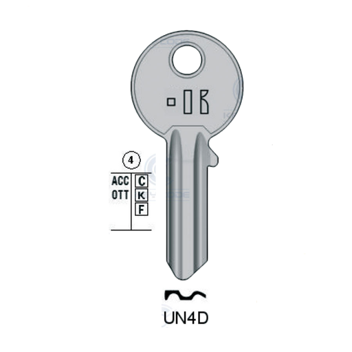 [KL-UN4D] CLE UNIVERSELLE KEYLINE UN4D (UL052, U-4D)