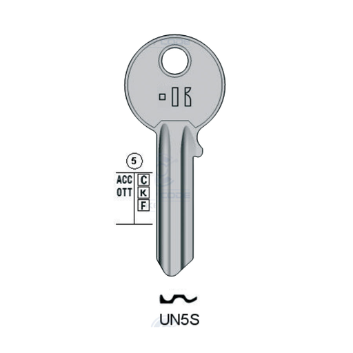[KL-UN5S] CLE UNIVERSELLE KEYLINE UN5S (UL051, U-5I)