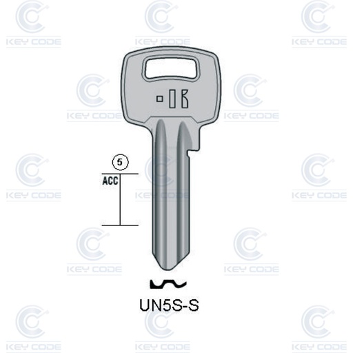 [KL-UN5S-S] CLE UNIVERSELLE KEYLINE UN5S-S (UL051C)