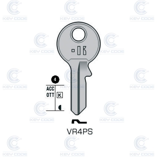 [KL-VR4PS] LLAVE KEYLINE VIRO VR4PS (VI085, VI-4DP)