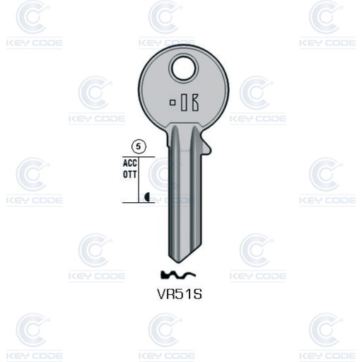 [KL-VR51S] LLAVE KEYLINE VIRO VR51S (VI5R, VI-11)