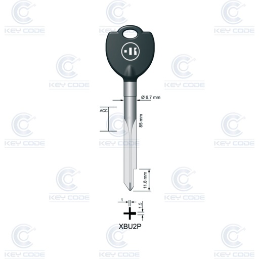 [KL-XBU2P] LLAVE KEYLINE DE 4 ENTRADAS XBU2P (XBW2, BUR-2X)