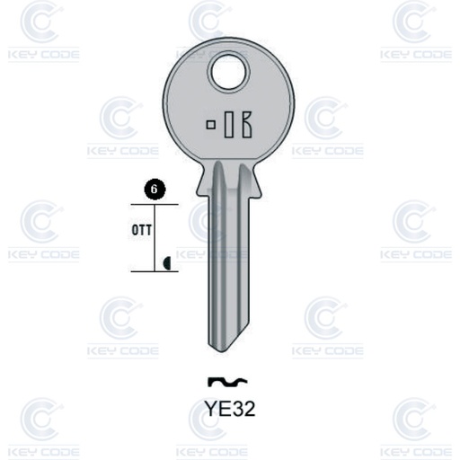 [KL-YE32] LLAVE KEYLINE YE32 (YA32, YA-25D) 