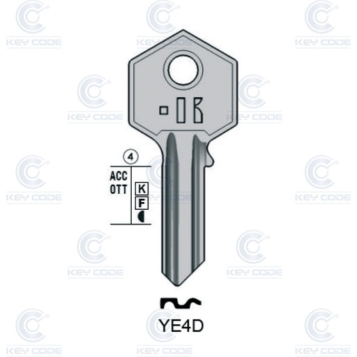 [KL-YE4D] LLAVE KEYLINE YE4D (YA6, YA-2D) 