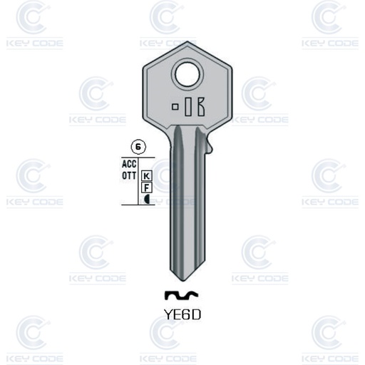 [KL-YE6D] LLAVE KEYLINE YE6D (YA31, YA-22D) 