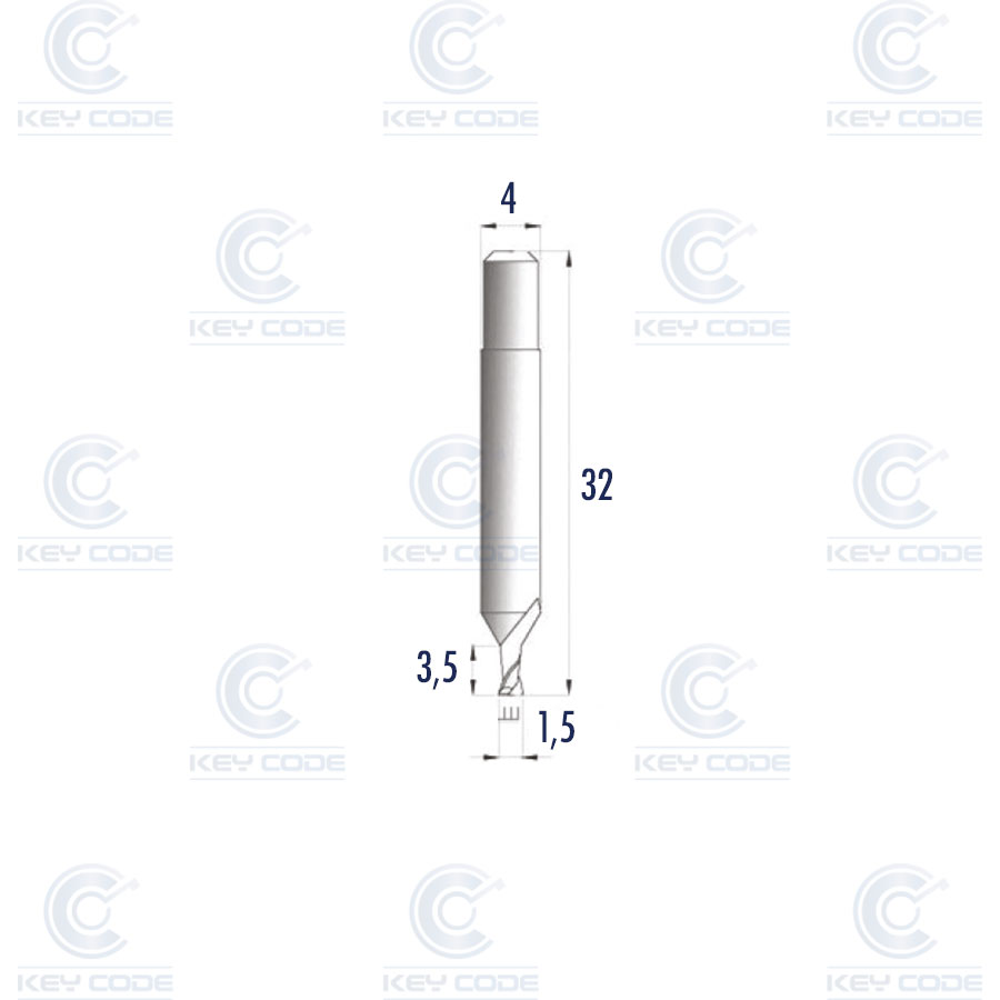 FRESA KEYLINE V012 33X1.5X4 PARA GYMKANA, VERSA, NINJA VORTEX Y NINJA TOTAL