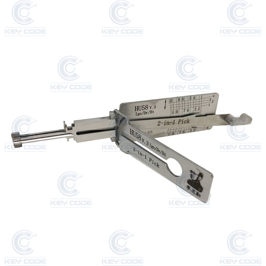 GANZUA LISHI 2 EN 1 HU58 V3 BMW / ANTIREFLEJO