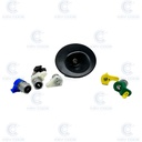 JUEGO CERRADURAS DE PUERTA VAC102 RNLT PARA KANGOO I (7701474058) - ORIGINAL - 