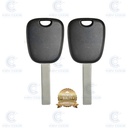LLAVE PARA TRANSPONDER DE VIDRIO Y CARBONO PSA HU83 (CON SOPORTE) - CALIDAD PREMIUM