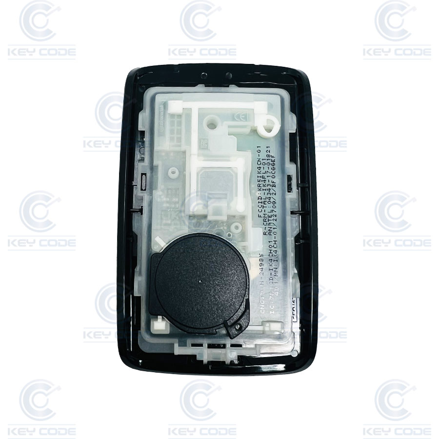 TARJETA MANOS LIBRES 4 BOTONES RNLT 4A HITAG AES (285973979R) 433 mhz ORIGINAL  (TAPA TRASERA 285C77307R INCLUIDA)