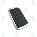 TARJETA MANOS LIBRES 4 BOTONES RNLT 4A HITAG AES (285973979R) 433 mhz ORIGINAL  (TAPA TRASERA 285C77307R INCLUIDA)