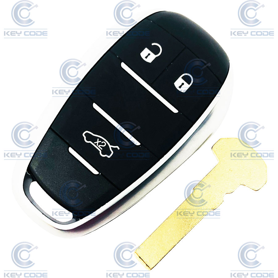 MANDO KEYLESS DE 3 BOTONES DE ALFA ROMEO GIULIA (A2C97634900, 156140440) 4A HITAG AES 433 Mhz ASK