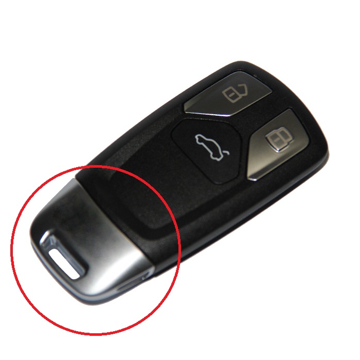 ESPADIN DE EMERGENCIA DE MANDO KEYLESS AUDI E-TRON Y TT HU162 