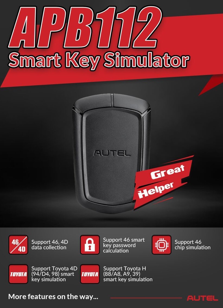 SIMULADOR DE LLAVES INTELIGENTES AUTEL APB112