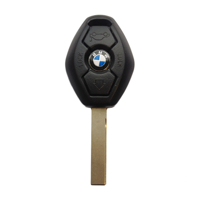 CARCASA MANDO BMW ROMBO HU92 3 BOTONES FIJO (2 TRACKS) 