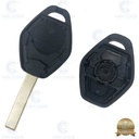 BMW 3 BUTTONS RHOMBOID CASE HU92 - PREMIUM QUALITY