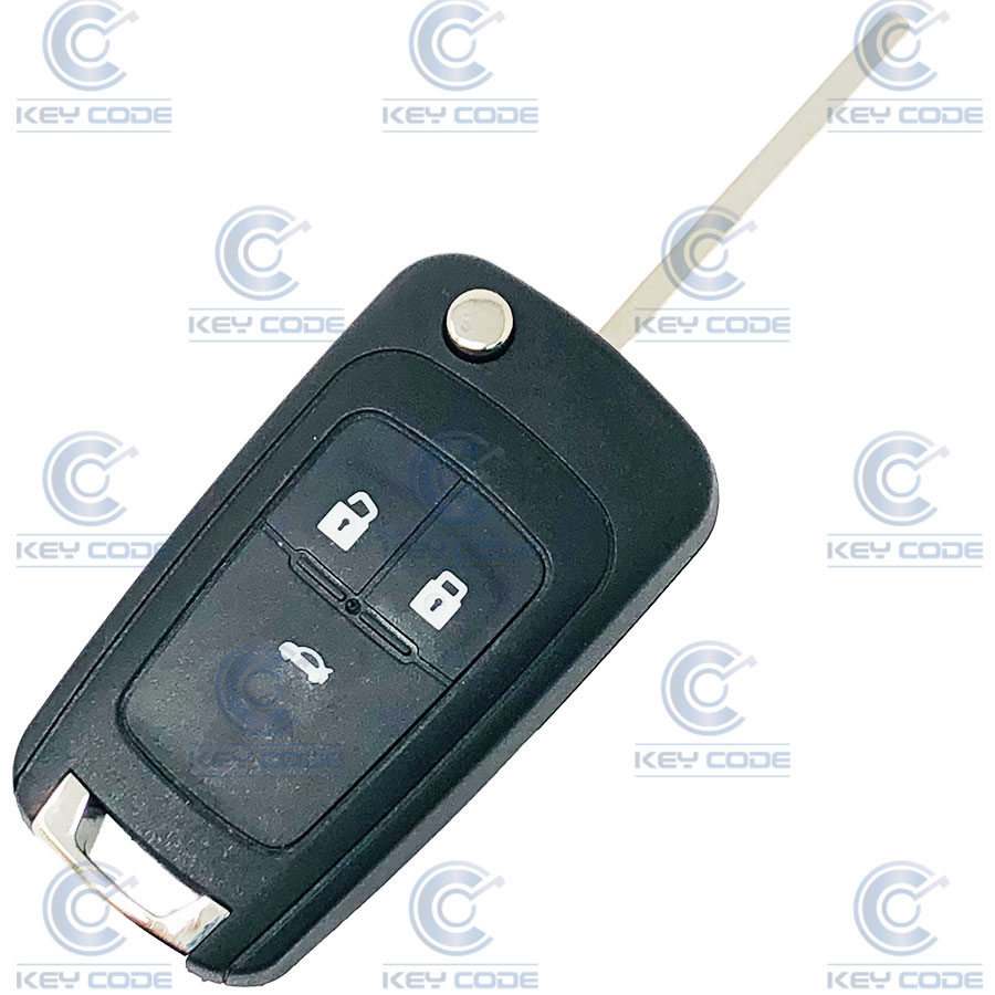 MANDO PLEGABLE CHEVROLET DE 3 BOTONES PARA CRUZE (13500219) PCF7937E ID46 434 mhz ASK - AFTER MARKET
