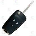 MANDO CHEVROLET PLEGABLE DE 3 BOTONES PARA CRUZE (VAST 13584826) ID46 433 Mhz