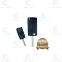 CARCASA MANDO PSA C4 PLEGABLE 3 BOTONES VA2 SIN LOGO BOTON FARO PILA CIRCUITO - CALIDAD PREMIUM 