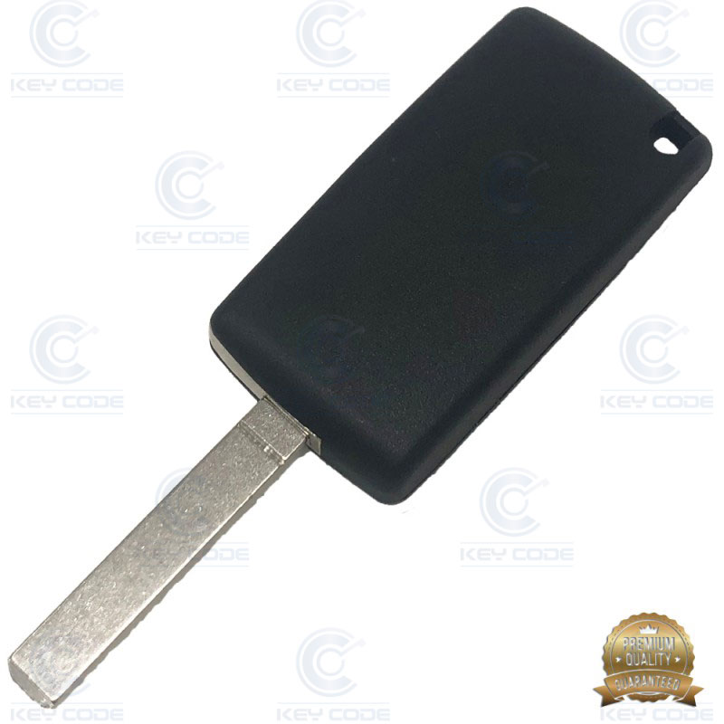 CARCASA MANDO PLEGABLE PSA C4 3 BOTONES HU83 BOTON LUZ PILA EN CIRCUITO - SIN LOGO