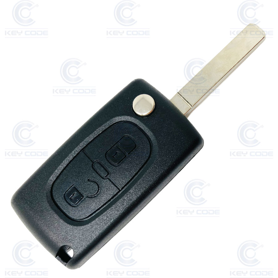 MANDO PSA PLEGABLE DE 3 BOTONES PARA PARTNER Y BERLINGO (2009-2016) PERFIL VA2 (6490E0) PCF7961 ID46 433 mhz FSK