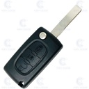MANDO PLEGABLE PSA DE 3 BOTONES PARA C4 VA2 PILA EN CIRCUITO (6554TE - 649097) ID46