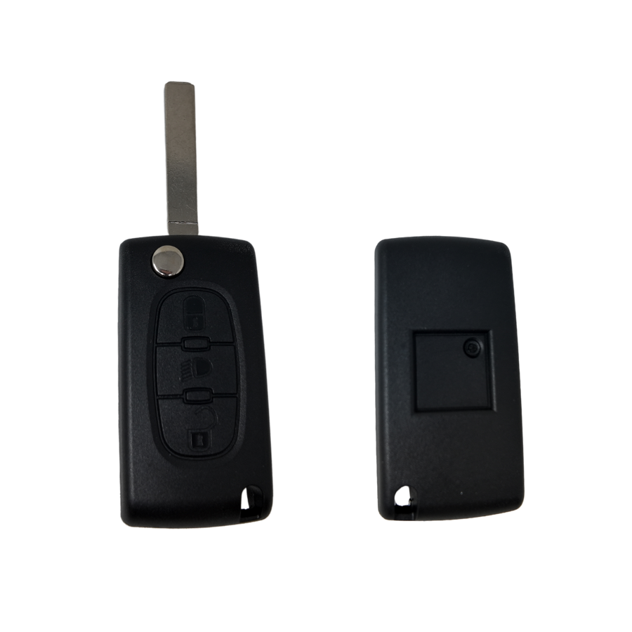 MANDO PLEGABLE PSA DE 3 BOTONES PARA C4 PICASSO HU83 (6490QW) PCF7961 ID46