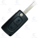 MANDO PLEGABLE DE 2 BOTONES PARA C3, C2 (6554NR - 649086) PCF7961 ID46 433 mhz ASK