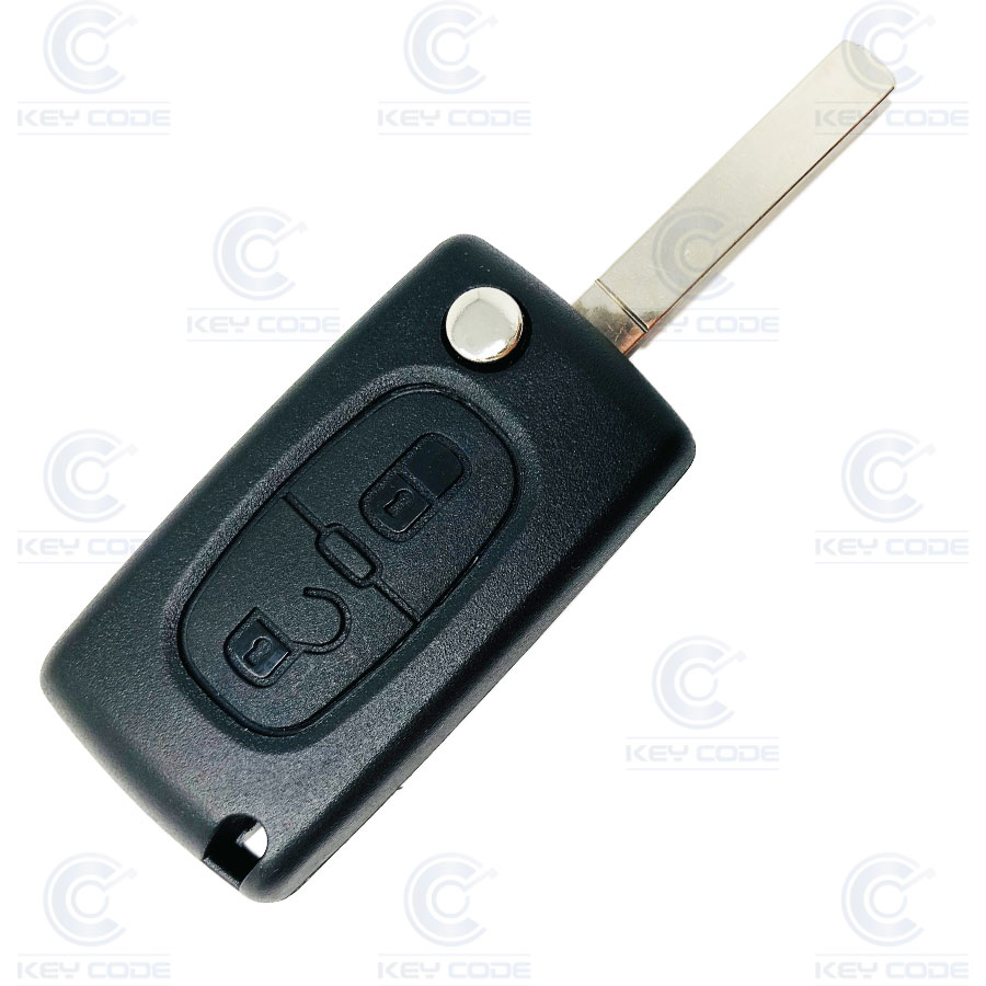 MANDO PSA PLEGABLE 2 BOTONES (6554XJ) ID46 433 mhz ASK - ORIGINAL