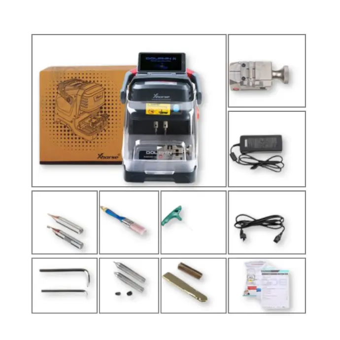 MÁQUINA DE CORTE DE LLAVES PORTÁTIL ELECTRÓNICA CON PANTALLA INTEGRADA CONDOR DOLPHIN XP005L 