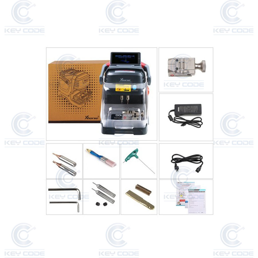 MÁQUINA DE CORTE DE LLAVES PORTÁTIL ELECTRÓNICA CON PANTALLA INTEGRADA CONDOR DOLPHIN XP005L 