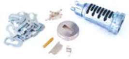 CERRADURA DE PUERTA DESMONTADA DUCATO II, BOXER II, JUMPER II + JUEGO DE LAMINILLAS