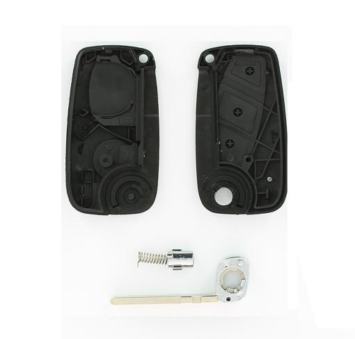 CARCASA FIAT 2 BOT. PLEGABLE REGATA CON PILA LATERAL - NEGRA