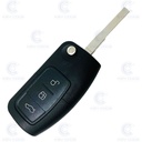 MANDO PLEGABLE FORD DE 3 BOTONES PARA FOCUS, MONDEO, FIESTA (1337641, 1753886) 4D60 80 bits 433 mhz