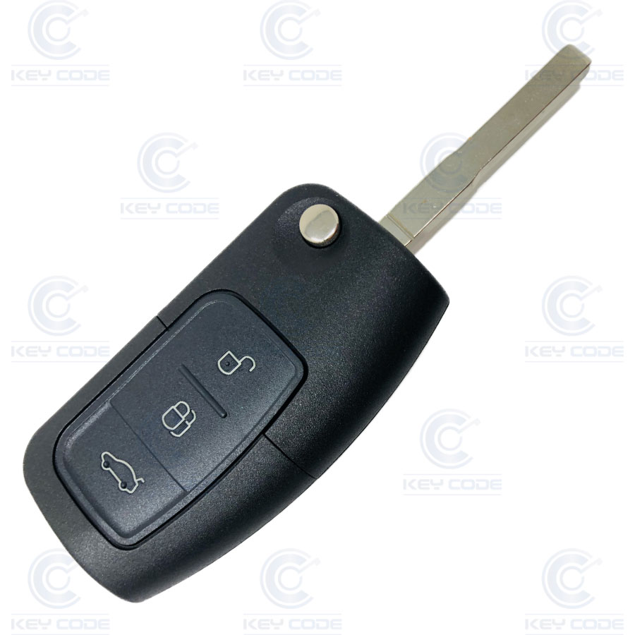 MANDO PLEGABLE FORD DE 3 BOTONES PARA FOCUS, MONDEO, FIESTA (1337641) ID63 433 mhz