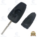 FORD TEAR-SHAPED 3 BUTTONS FLIP REMOTE CASE HU101 - PREMIUM QUALITY