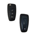FORD TEAR-SHAPED 3 BUTTONS FLIP REMOTE CASE HU101 - PREMIUM QUALITY