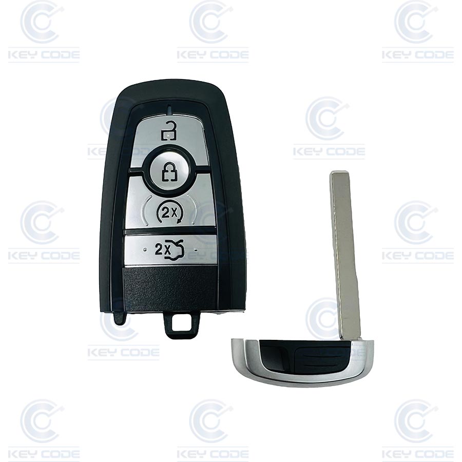CARCASA MANDO FORD KEYLESS 4 BOTONES HU101