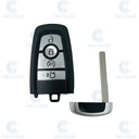 CARCASA MANDO FORD KEYLESS 4 BOTONES HU101