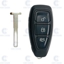 MANDO FORD FOCUS, MONDEO, FIESTA INTELIGENTE KEYLESS 3 BOTONES LAGRIMA ID63 80 bits (1713499, 1756409, 2026900, 2179611, 2520983) (07+)  433 Mhz