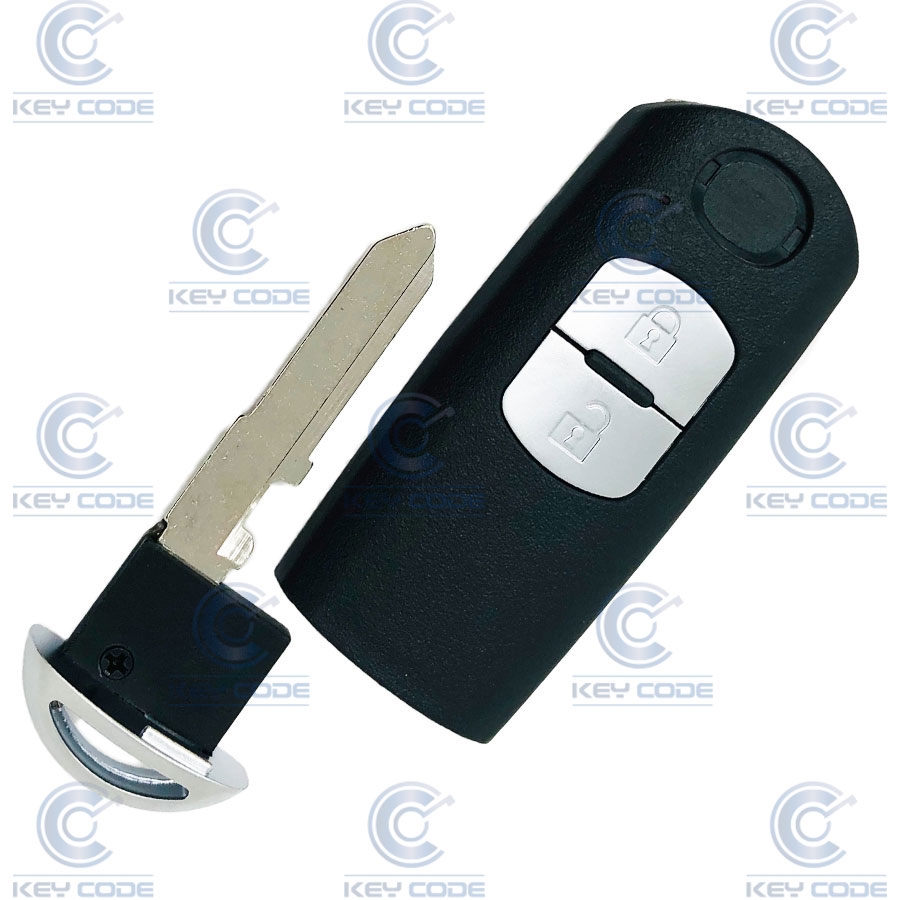 MANDO MAZDA 3 (BM) (2013-2016), CX5 (KE) (2012-2017) KEYLESS DE 2 BOTONES (SKE13E02) PCF7953PTT 433 Mhz FSK
