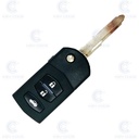 MANDO PLEGABLE MAZDA DE 3 BOTONES PARA MAZDA 6 433 Mhz FSK - CON ESPADIN