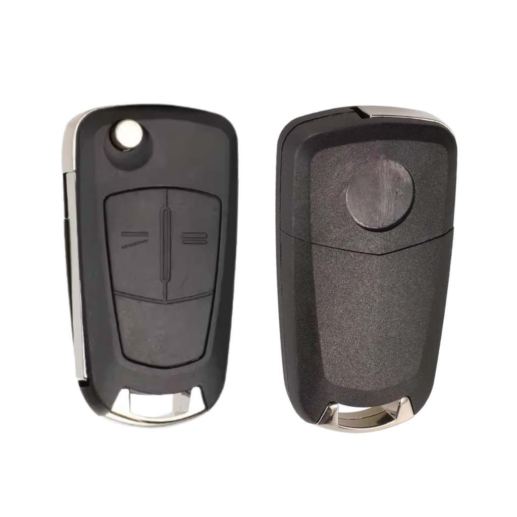 MANDO ASTRA H/ZAFIRA B PLEGABLE 2 BOTONES PERFIL Z HU100 VALEO (04-10) (9001124, 93178494) PCF7941 ID46 433Mhz - CALIDAD PREMIUM - 