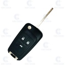 MANDO PLEGABLE OPEL DE 3 BOTONES PARA INSIGNIA/ASTRA J FLICK  PCF7937E 433 Mhz - AFTER MARKET (ID46-HU100)